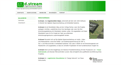 Desktop Screenshot of dstream.de