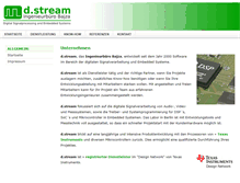 Tablet Screenshot of dstream.de